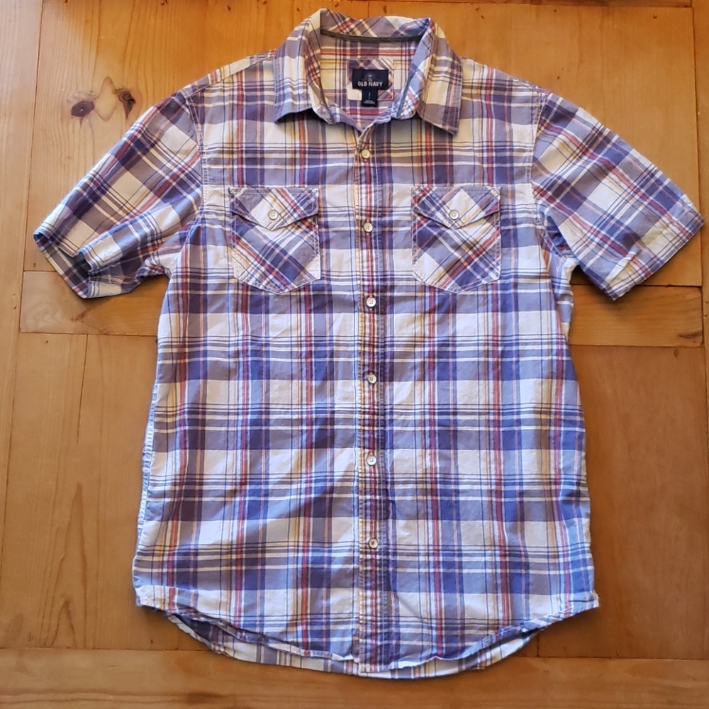 Old Navy Small Plaid Button Down.